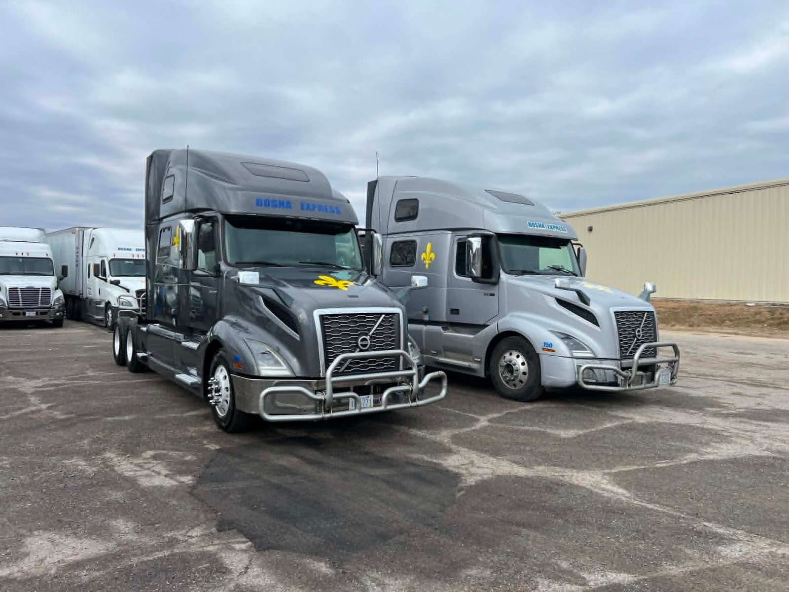 Driver and truck placeholder