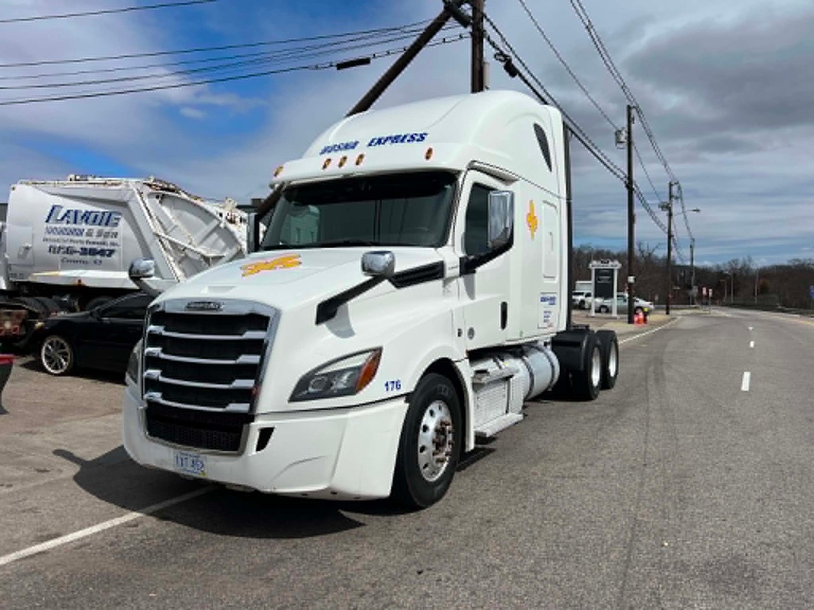 Warehousing service truck placeholder
